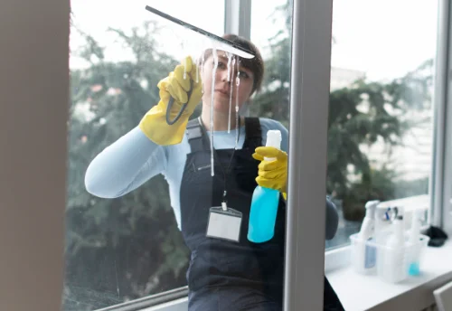 Nettoyage de vitres intérieures et extérieures à Rimogne